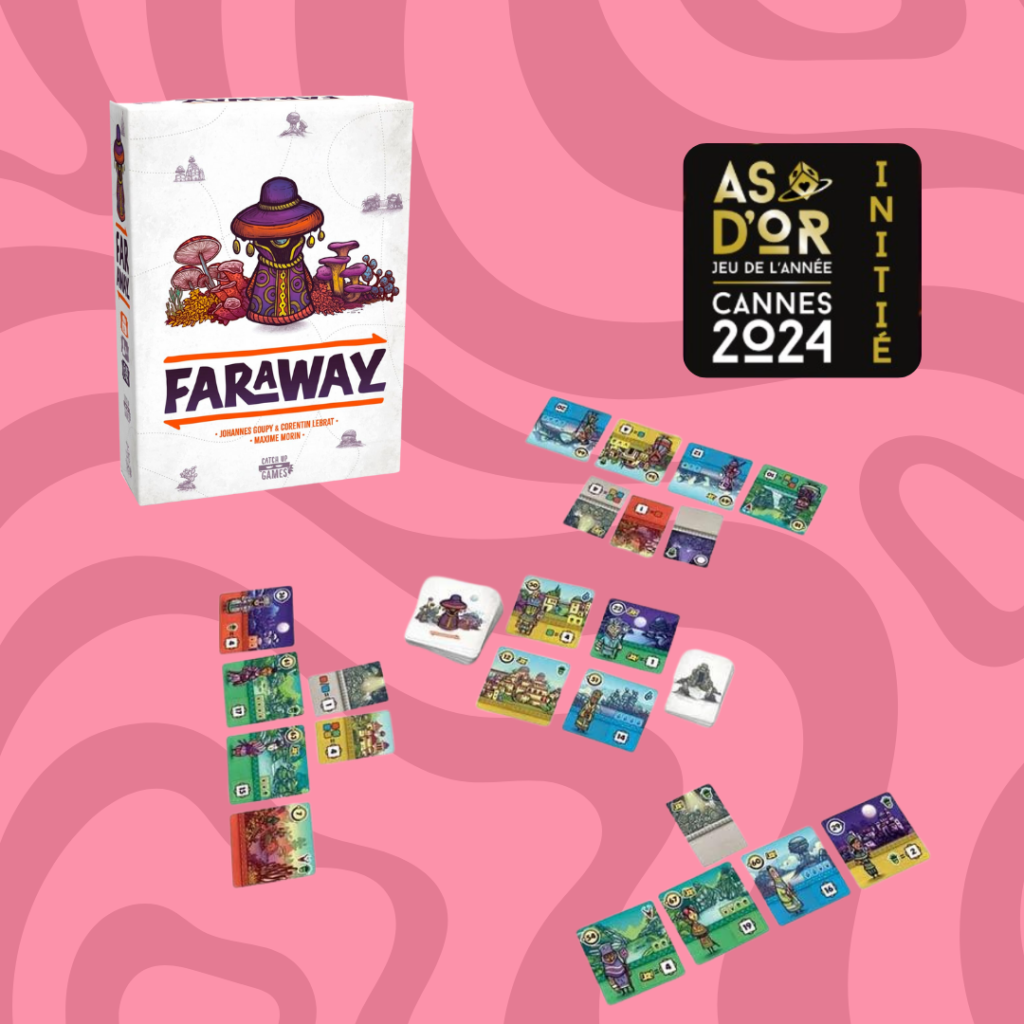 jeu de société initié Faraway as d'or 2024