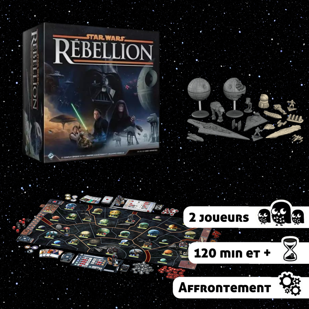 Jeu de société expert Star Wars Rebellion