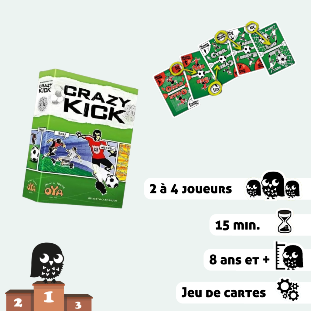 Crazy Kick jeu de société