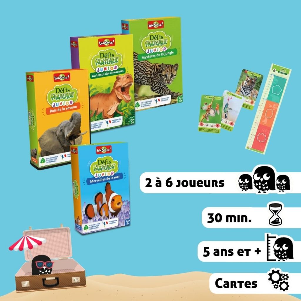 Défis nature Junior pour les enfants en vacances