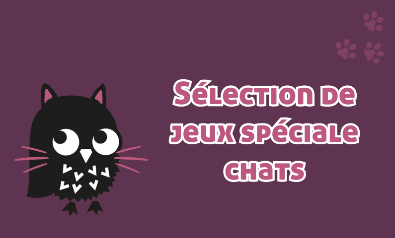 Sélection de jeux de société avec des chats