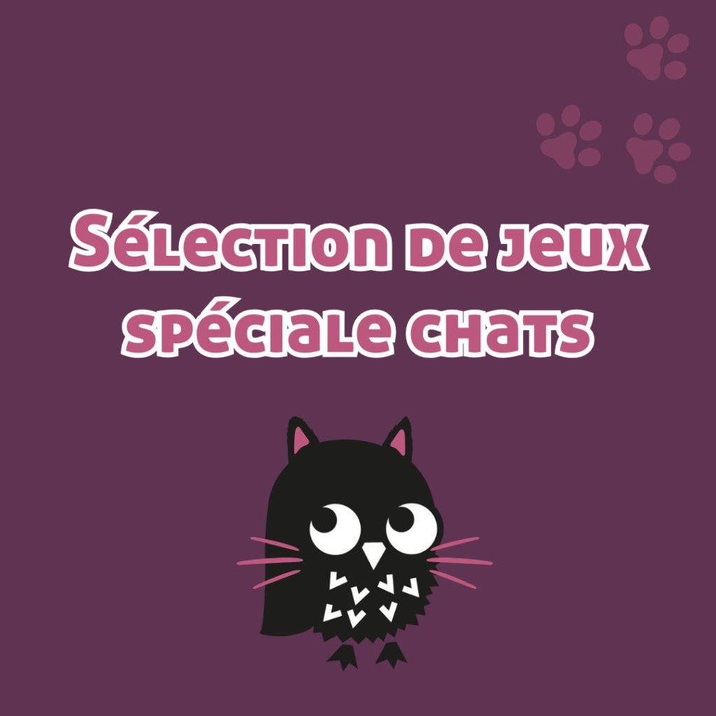 jeux de société avec des chats