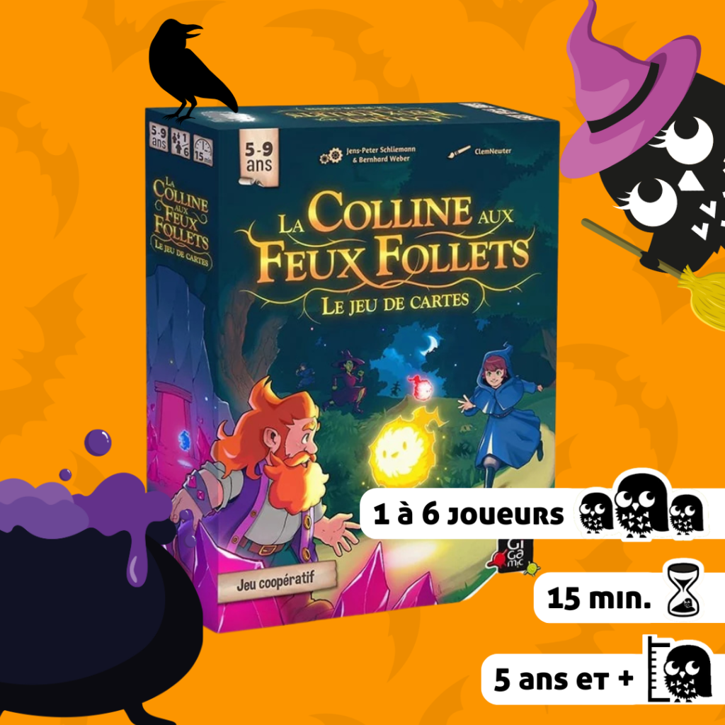 La Colline aux feux follets - jeu pour enfants Halloween