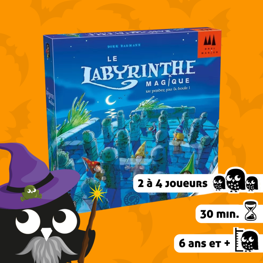 Labyrinthe magique - jeu pour enfant Halloween