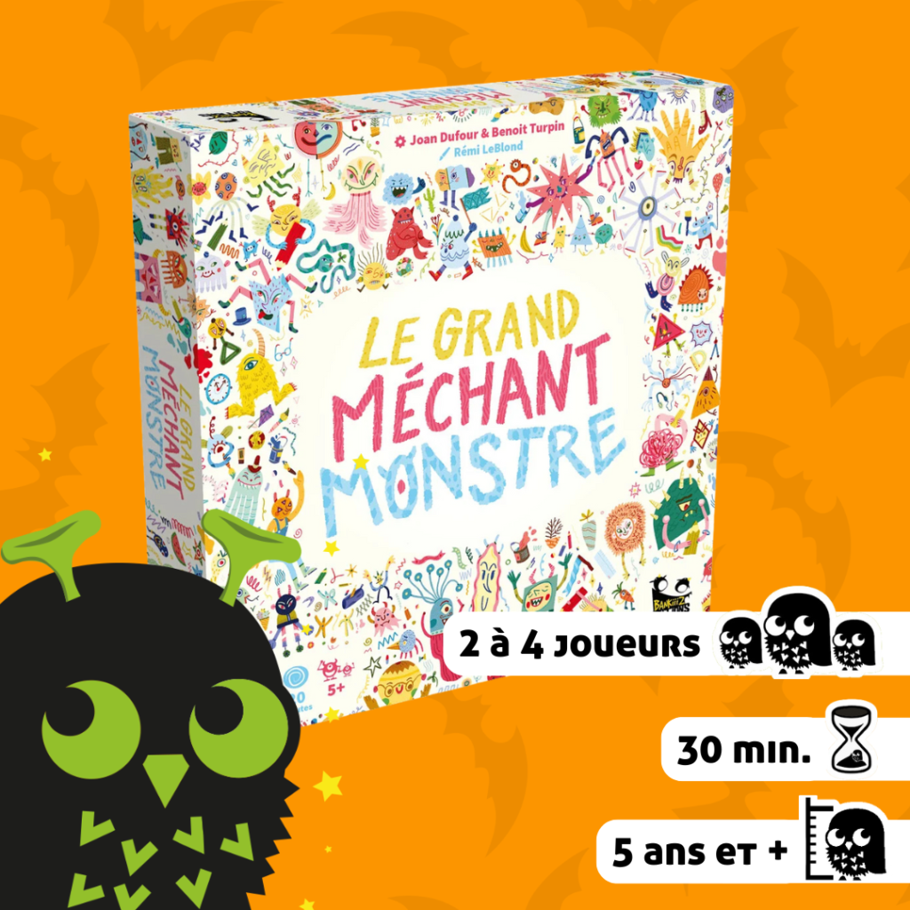 Le grand méchant monstre - jeu pour enfants Halloween