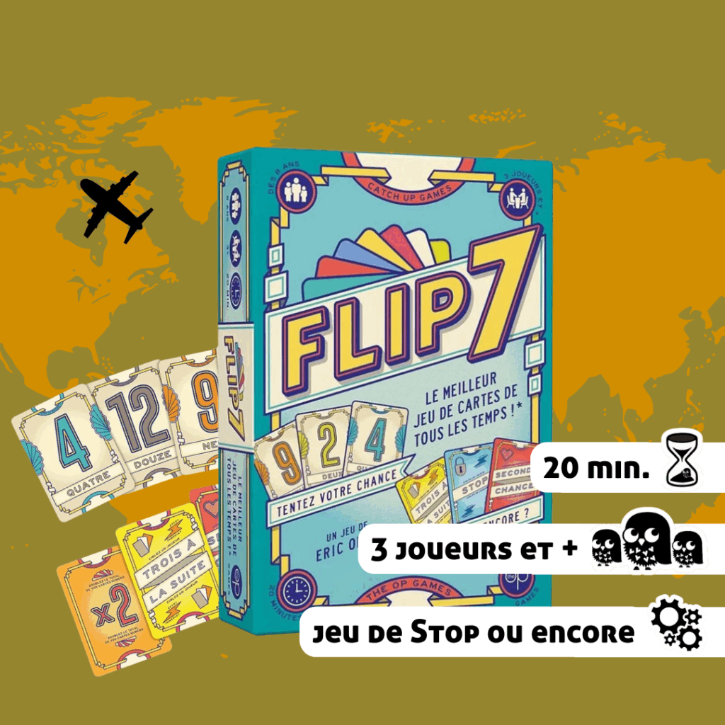 Flip 7 - Jeu de société à emporter en voyage