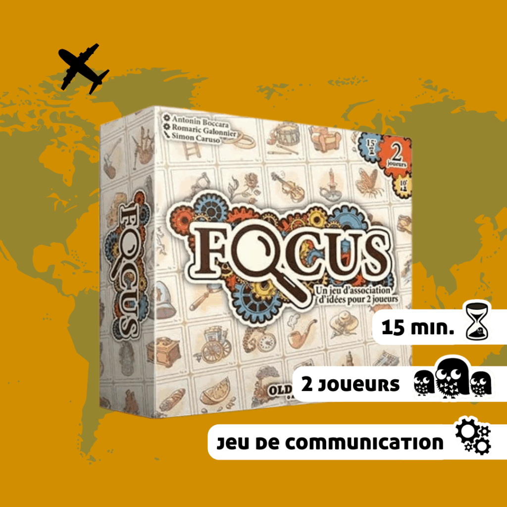 Focus - Jeu de société à emporter en voyage